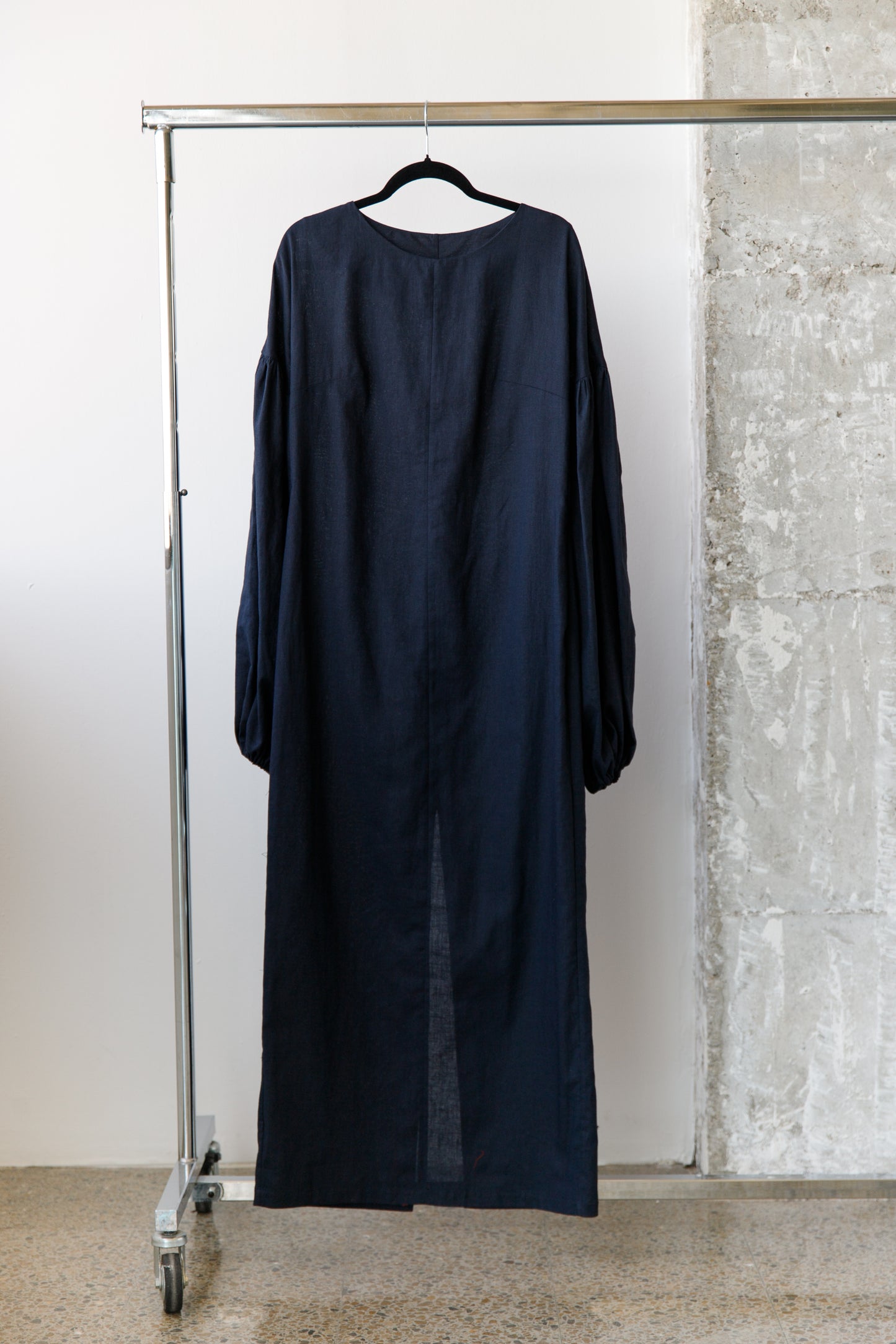 VESTIDO LINO MANGA GLOBO