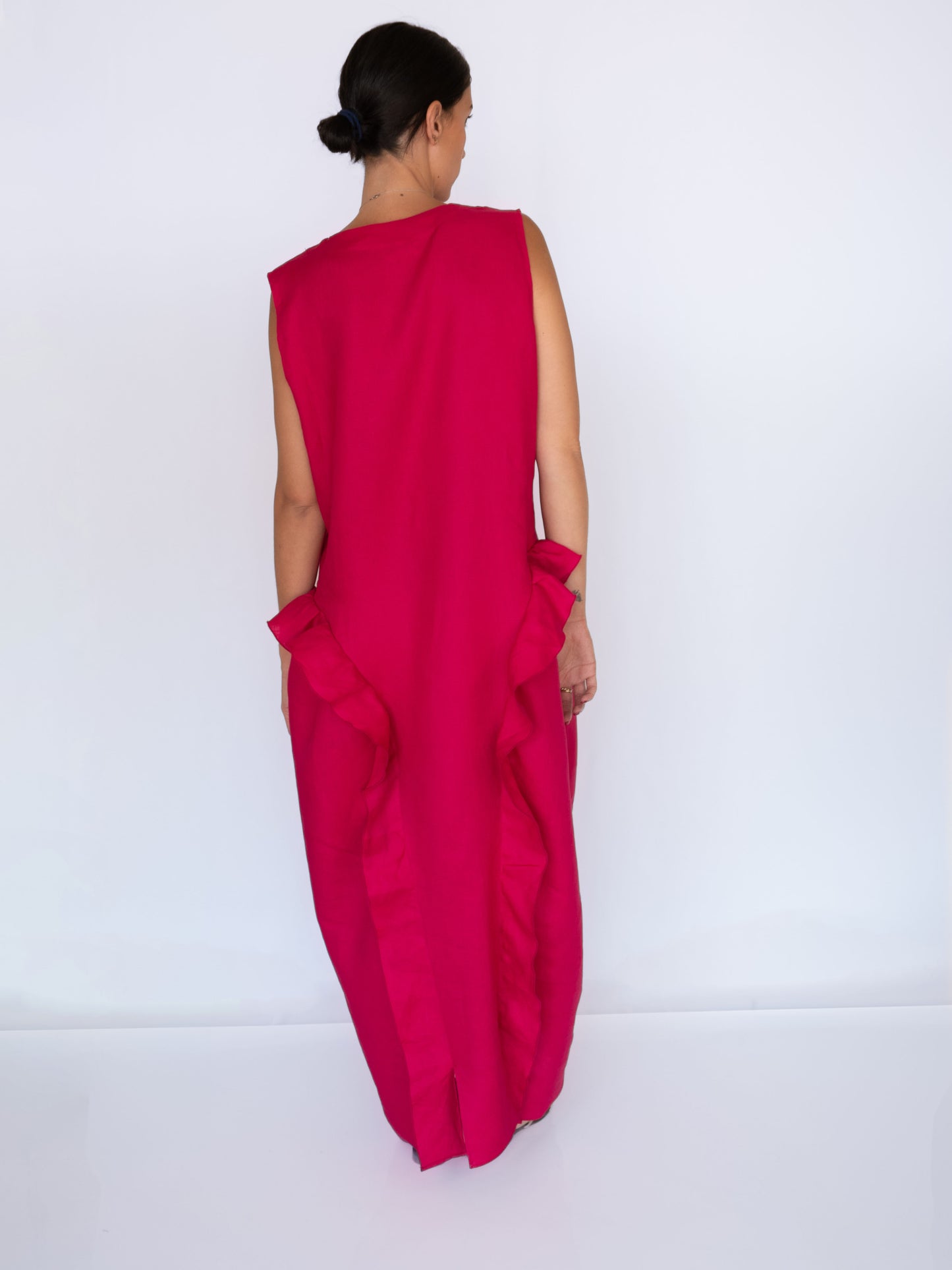 VESTIDO MAXI VOLANTES