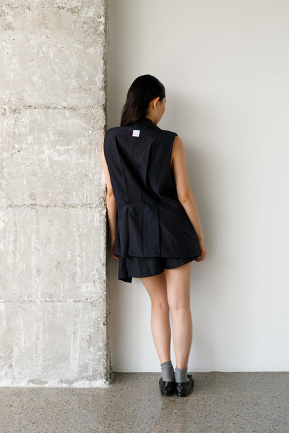 CHALECO TRAJE MEZCLA LANA