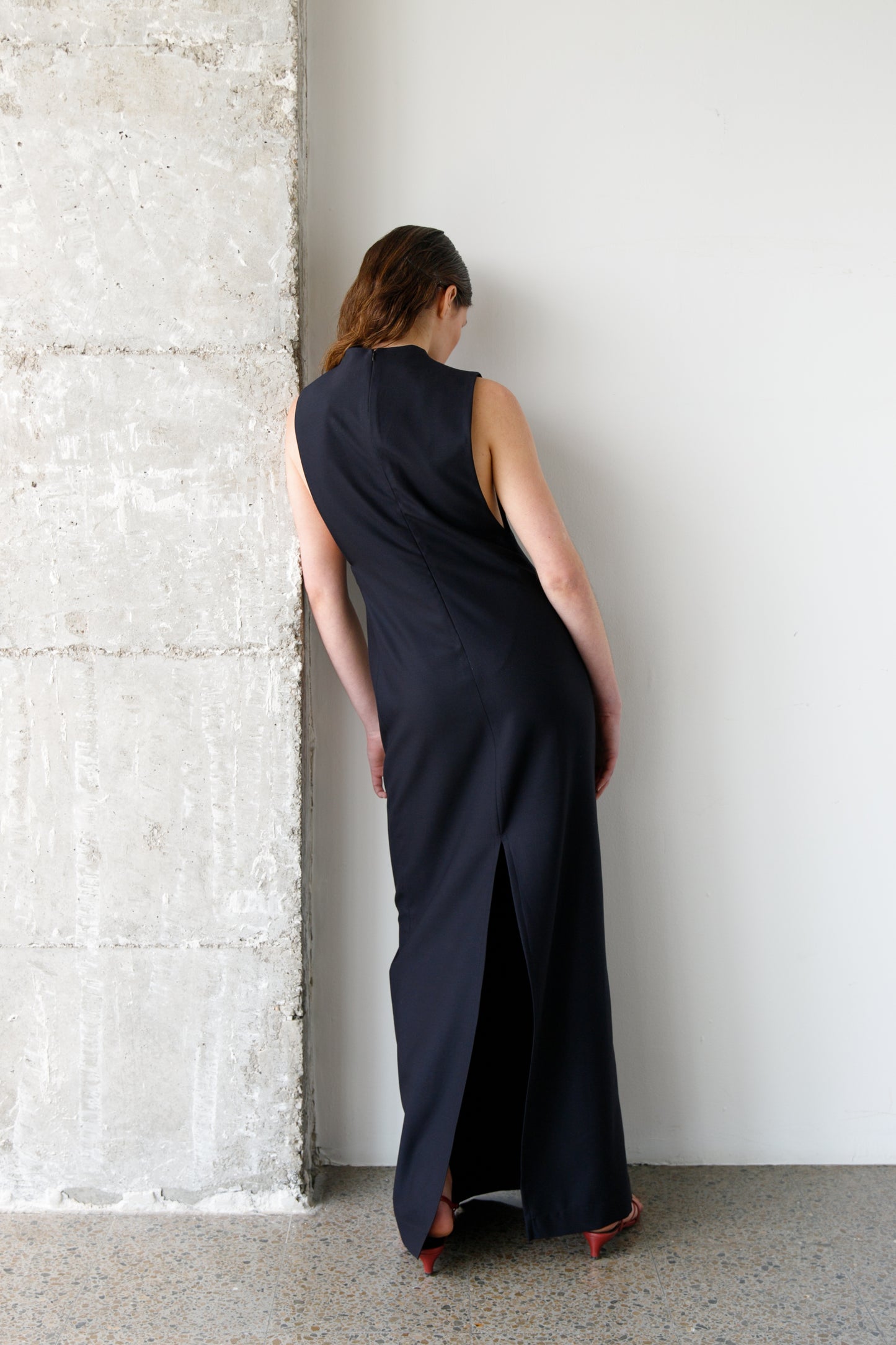 VESTIDO MAXI SISA PRONUNCIADA
