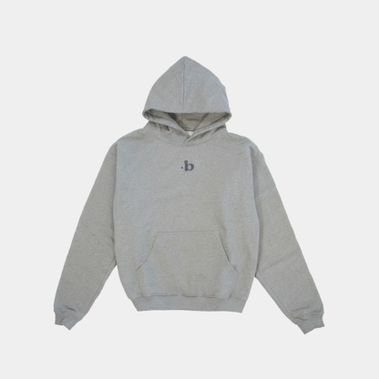 ·b EMBROIDERED OVERSIZED HOODIE