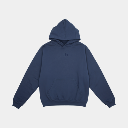 ·b EMBROIDERED OVERSIZED HOODIE