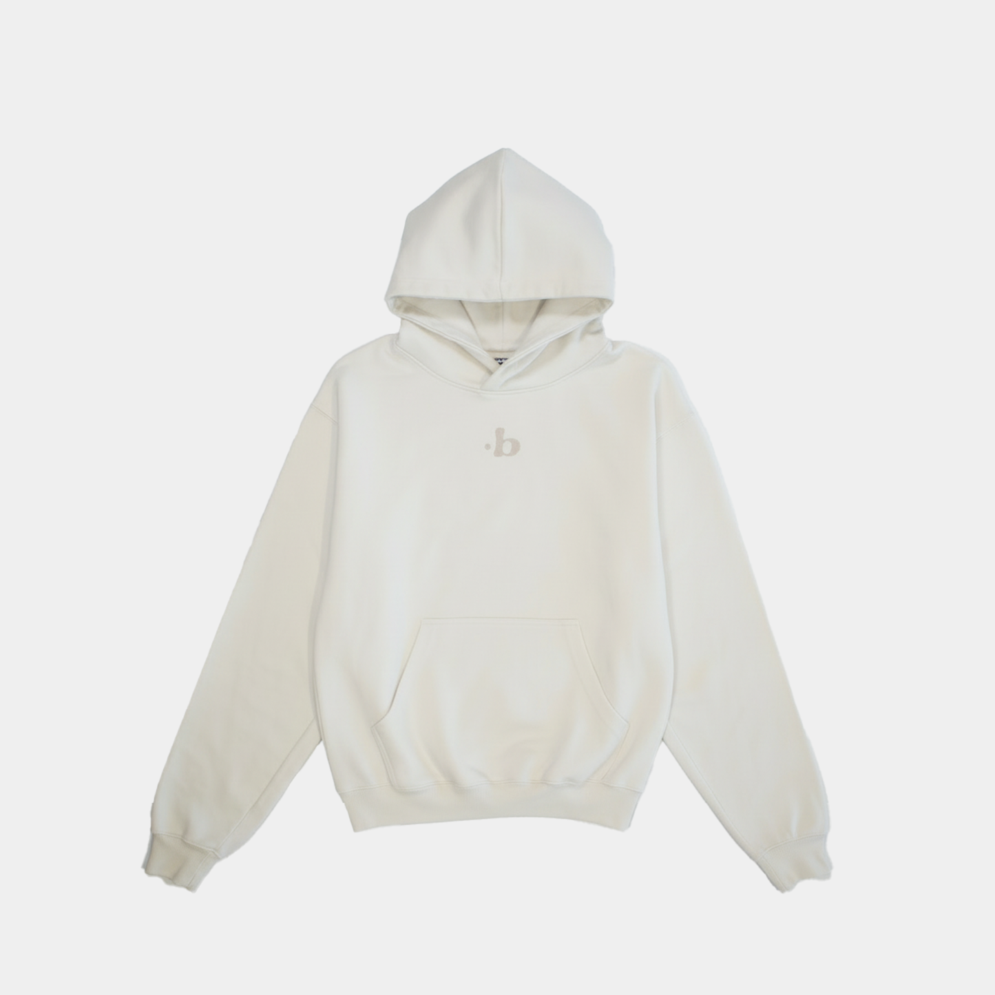 ·b EMBROIDERED OVERSIZED HOODIE