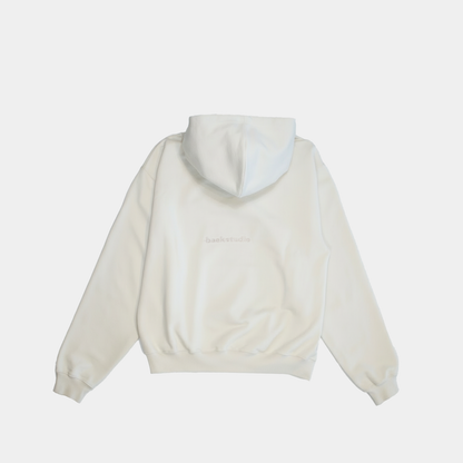 ·b EMBROIDERED OVERSIZED HOODIE